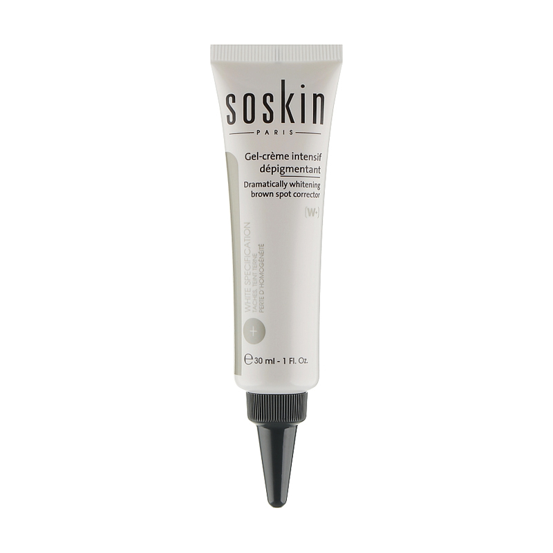 Освітлювальний коректор для обличчя Soskin Dramatically Whitening Brown Spot Corrector проти пігментації, 30 мл